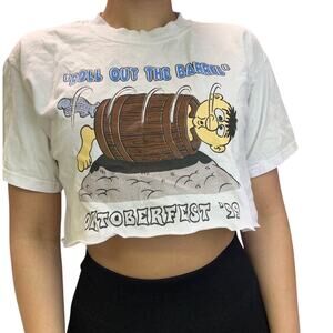 Graphic Crop Top Oktoberfest Medium